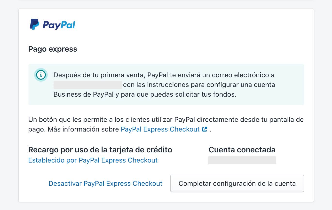 Configurar pagos por PayPal en Shopify